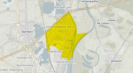 Immobilienpreisekarte Magdeburg Gewerbegebiet Nord